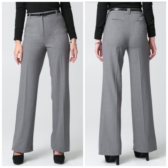 Apparel Brown Belted Wide-Leg High Rise Pants New - Picture 5 of 8